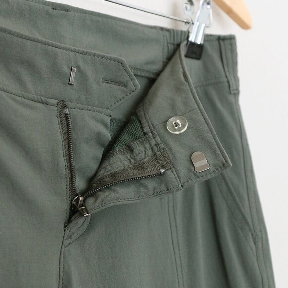 Athleta Palisade Ankle Pant Jasper Olive Green Size 6 Athleisure Casual Outdoor - Picture 8 of 15